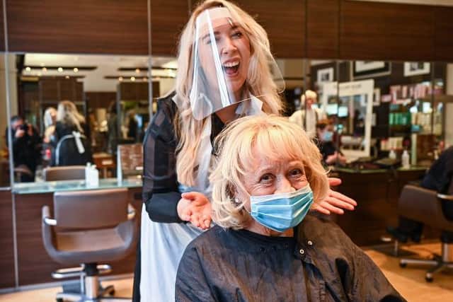 Some salons were offering appointments at a minute past midnight to those desperatre for a hairdo. Photo: Getty Images