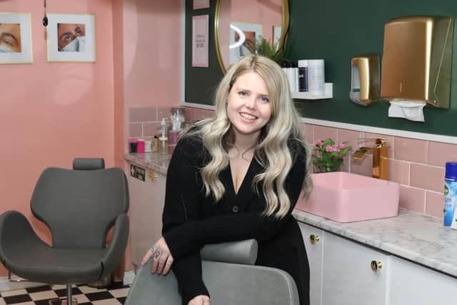 Lucie Pittam owner of Brow Wow Beauty