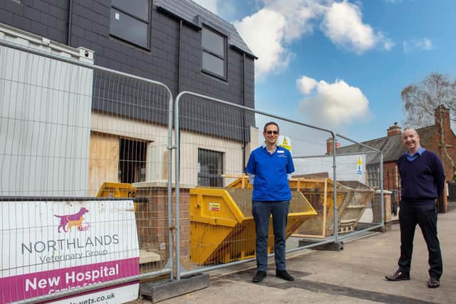 Hospital clinical director Hans van der Hoven and practice manager Karl Walker