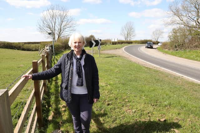Margaret Bennett chairman of Caldecott Parish Council