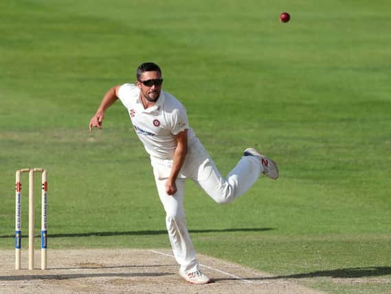 Northants spinner Simon Kerrigan could be in line to play against his former Lancashire team-mates at Old Trafford this week
