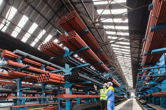 The steelworks will see a £25m investment creating a new warehouse