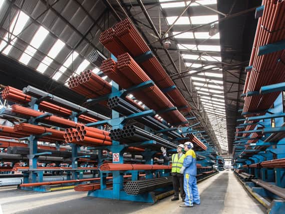 The steelworks will see a £25m investment creating a new warehouse