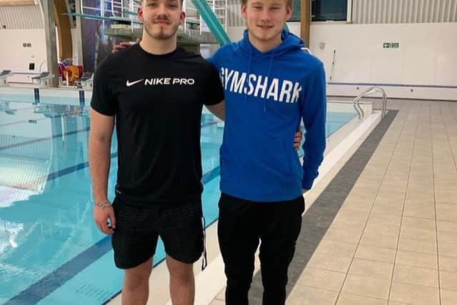 Corby Amateur Swimming Club stars Louis Mitchell and Archie Evans qualified to compete at the British Olympic trials but withdrew after being unable to prepare for the event