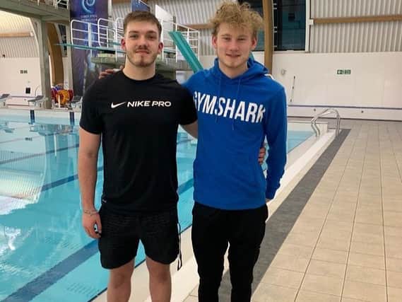 Corby Amateur Swimming Club stars Louis Mitchell and Archie Evans qualified to compete at the British Olympic trials but withdrew after being unable to prepare for the event