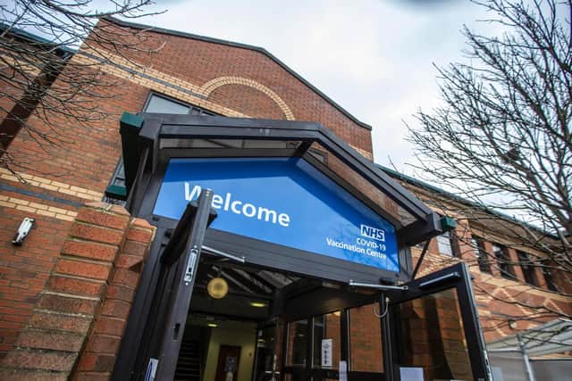 Northamptonshire's vaccination centre at Moulton Park