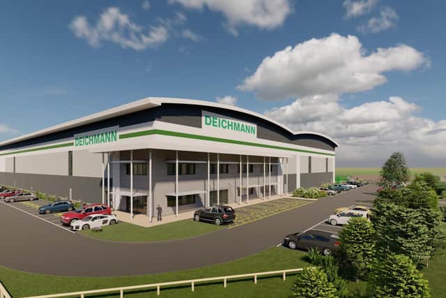 An artist's impression of the site.