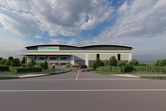 An artist's impression of the site.