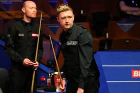 Kyren Wilson defeated namesake Gary Wilson to secure a spot in the second round of the World Snooker Championship. Picture courtesy of World Snooker Tour