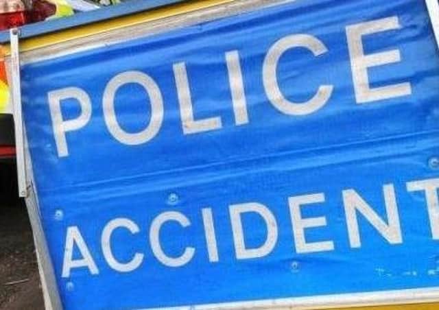 Police are dealing with a smash on the A6 between Finedon and Burton Latimer
