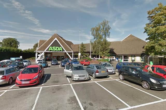A number of flares and smoke bombs were set off in the ASDA supermarket on Harborough Road, Kingsthorpe last night.