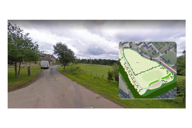 The 2.8 hectare field is at the top of Top Lodge Road