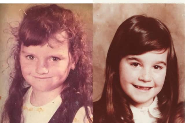 Gail (left) and Collette (right) were good friends as young girls