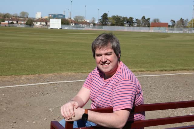 Treasurer Liam McGeown at the Occupation Road ground. Image: Alison Bagley Photography