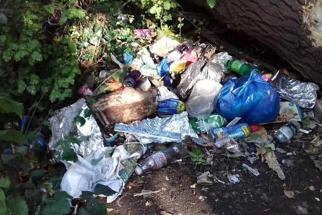Litter stock image