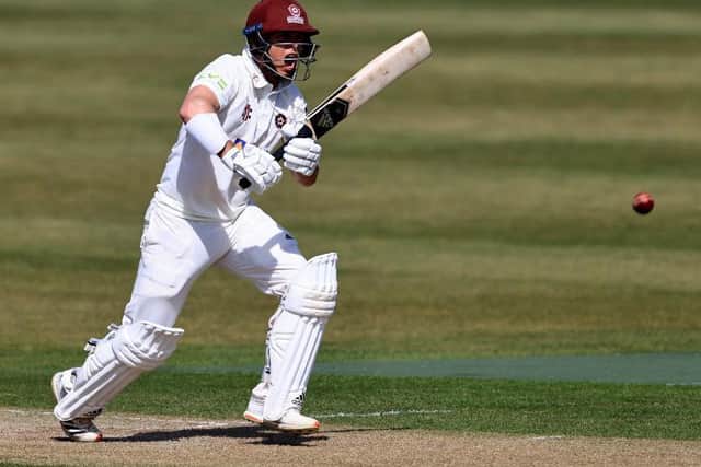 Ben Curran passed 1,000 first-class runs for Northants during his innings of 36