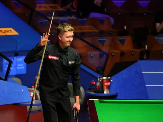 Kettering's Kyren Wilson has booked a place in the quarter-finals of the World Snooker Championship. Picture courtesy of World Snooker Tour