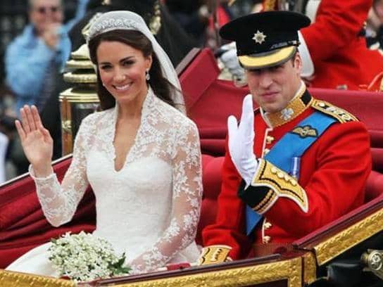 The giveaway is to celebrate the Duke and Duchess' 10th wedding anniversary
