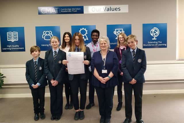Staff and students at the Ferrers School are delighted with the award