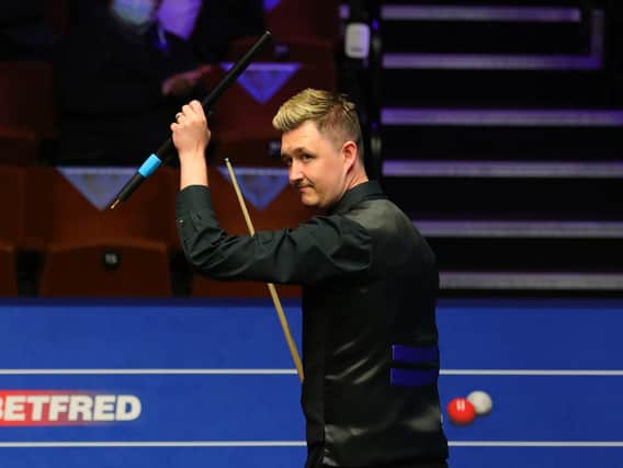 Kettering's Kyren Wilson saw off Neil Robertson to reach the last four of the World Snooker Championship. Picture courtesy of World Snooker Tour