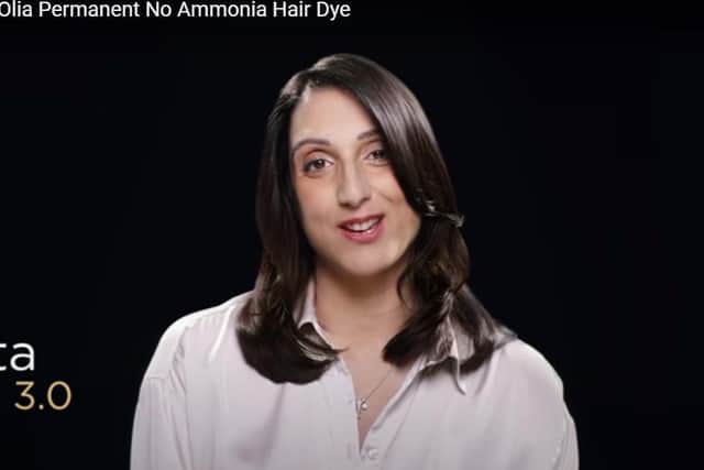 Sunita in the TV advert
