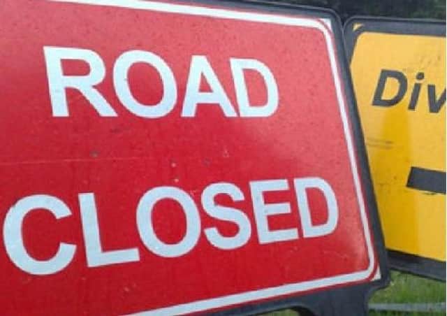 The A14 is closed between Welford and Kelmarsh on Friday morning