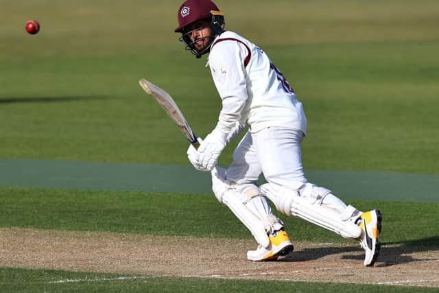 Saif Zaib top-scored for Northants against Yorkshire, making 55