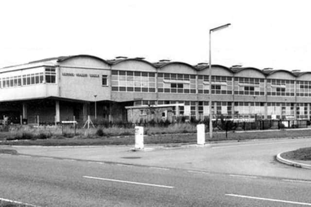 The factory just after it was built in the early 60s, looking almost identical to how it looks today.