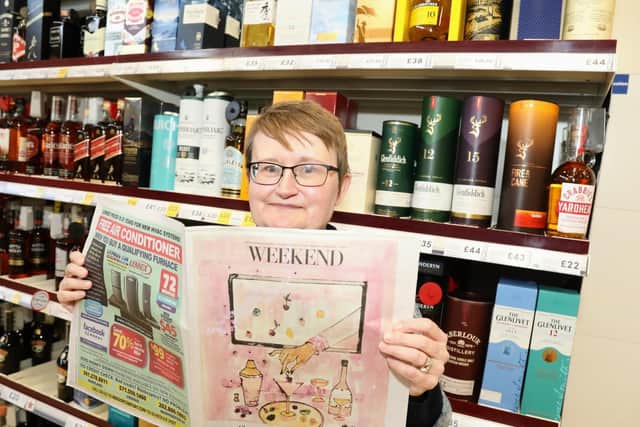 Emma Evans with the Weekend supplement
