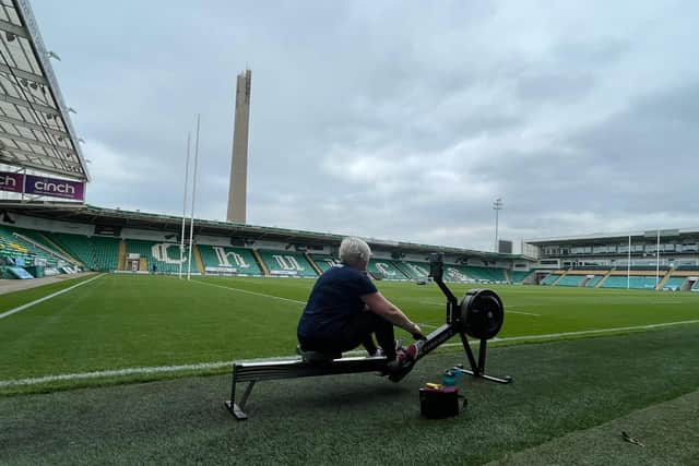 Rowing at Franklin's Gardens