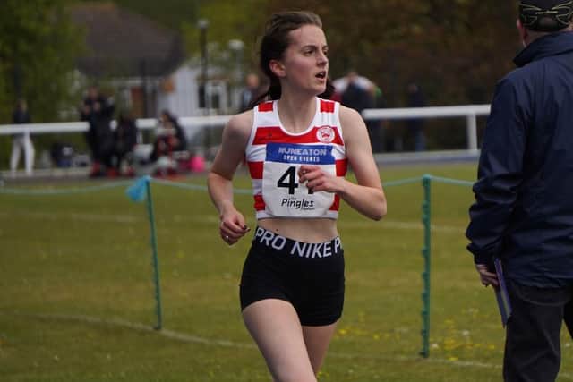 Kettering Town Harrier Alice Bates ran a new personal best and set a national standard time as well as securing a top six UK ranking