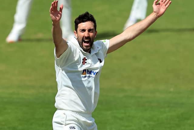 Ben Sanderson claimed 10 wickets in the match as Northants hammered Sussex