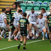 It was a miserable afternoon for Saints at Franklin's Gardens
