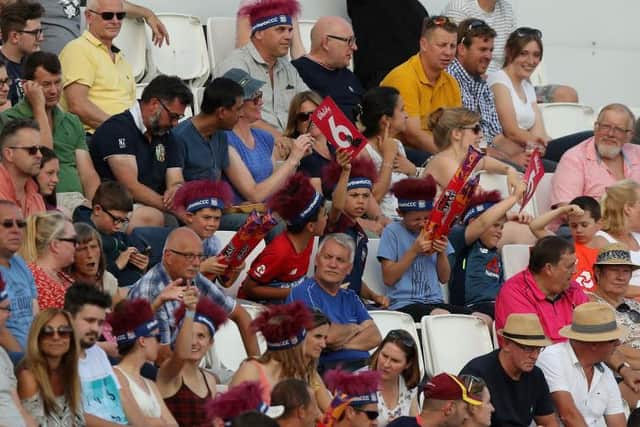 Cricket supporters will again be in the stands at Wantage Road