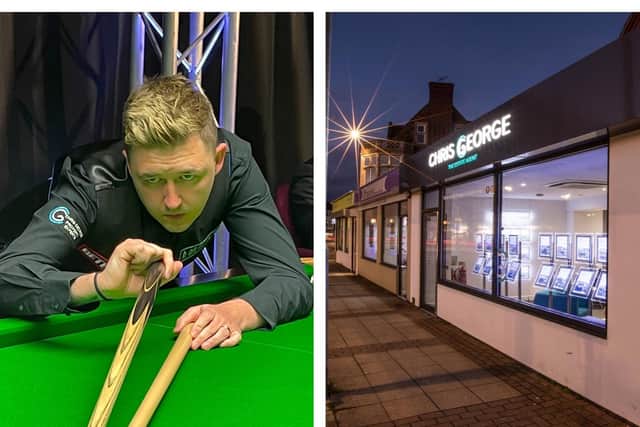 Kyren and sponsors Chris George The Estate Agents.