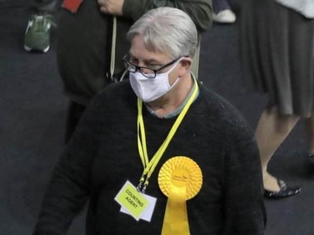 Chris Stanbra at last week's election count