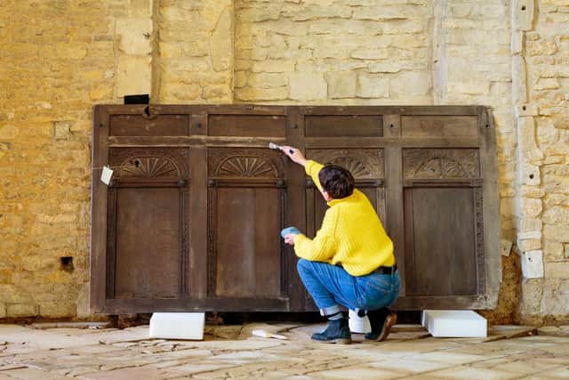 New artefacts are on display at Kirby Hall