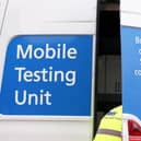 A mobile testing unit was despatched to Towcester following the outbreak last week