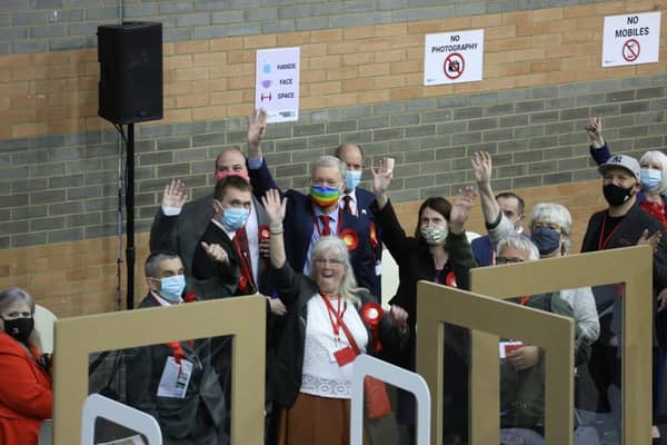 Members of the Labour group at the recent election count