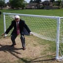 Derek Lawson after he had used some of his Councillor Empowerment money to fund goalposts