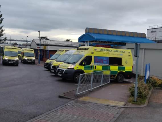The offences took place at Kettering General Hospital on two separate occasions
