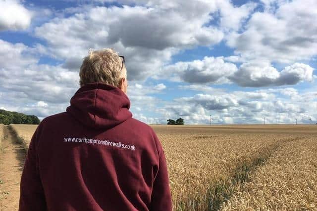 There is a #SpotDave hashtag for those who spot Dave Askew on one of his walks.