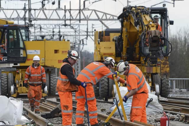 Trains on both key rail routes through Northamptonshire will be affected by engineering work over the bank holiday weekend