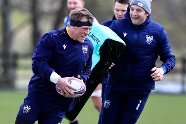 Alex Waller and Phil Dowson