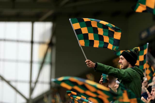 Franklin's Gardens will welcome fans for the first time since December