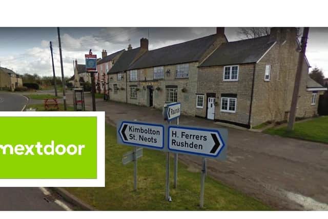 The Next Door app is available on phones