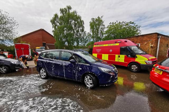 The event raised £1,400 for charity
