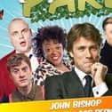 The line-up featured six comedians