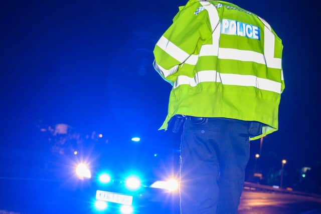 A woman was a victim of a hit-and-run incident in Northampton last night.