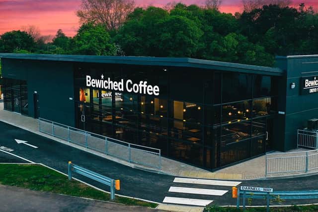 Bewiched's first drive thru has opened in Moulton Park.